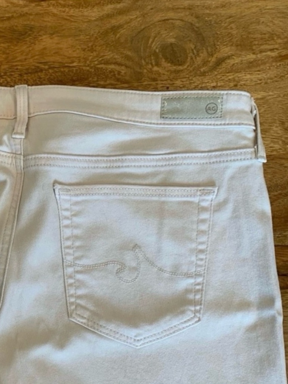 AG Adriano Goldschmied Women's Cream jeans